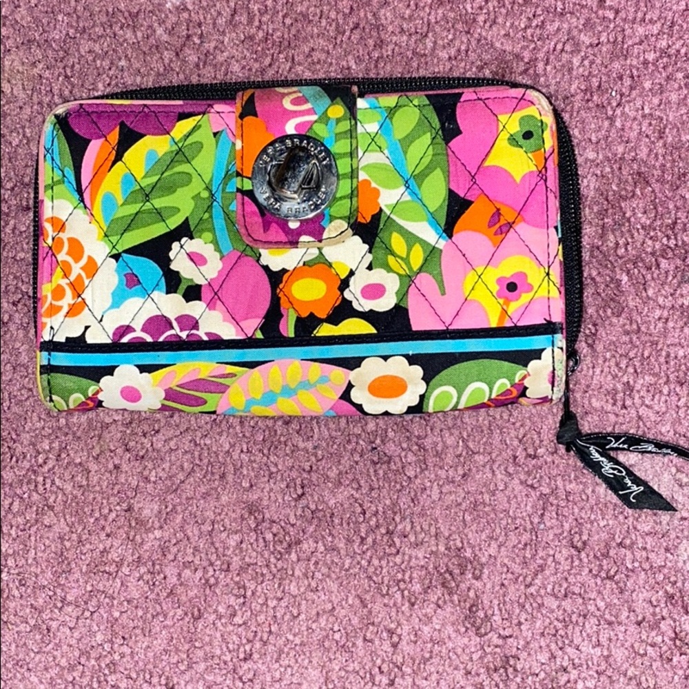 Vera Bradley turnlock wallet